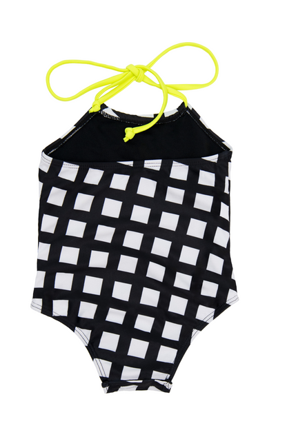 Girls Gingham Maillot