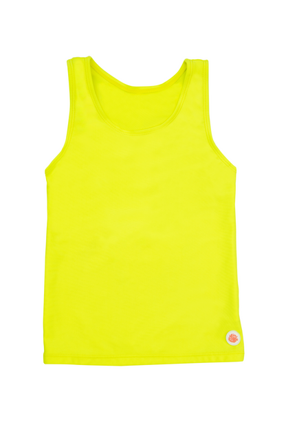 Boys Neon Yellow Tank