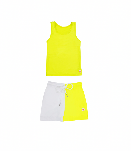 Big Boys Neon Colorblock Set